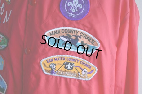 画像8: 1980s HOLLOWAY ナイロンコーチジャケット　 BOY SCOUTSワッペンカスタム　 表記L 