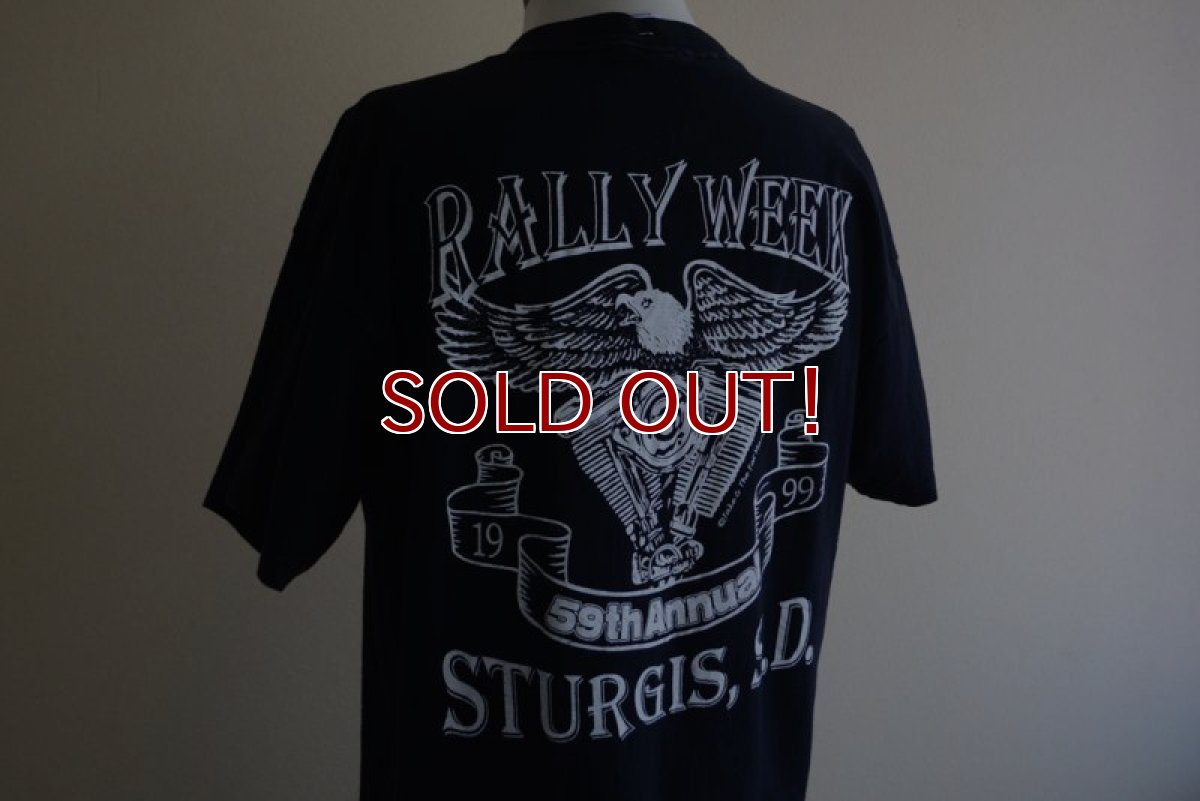 画像12: 1990s STURGIS RALLY WEEK 1999 エロプリントTシャツ　 表記L  (12)