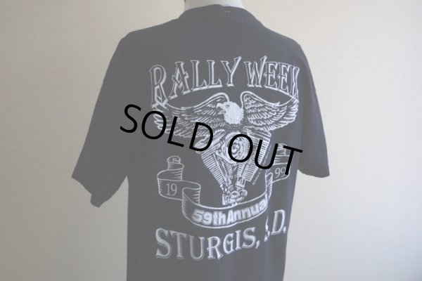 画像12: 1990s STURGIS RALLY WEEK 1999 エロプリントTシャツ  表記L