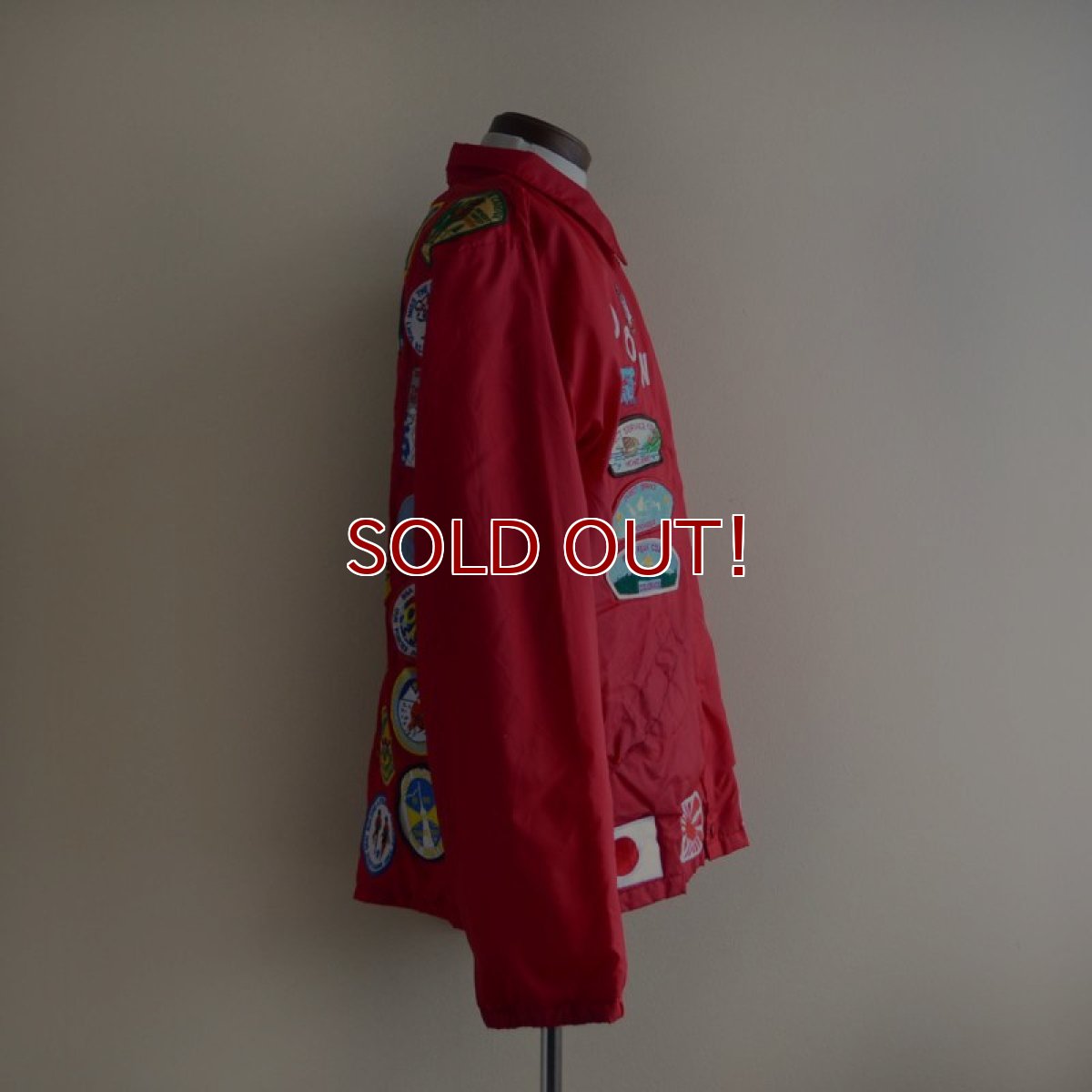 画像4: 1980s HOLLOWAY ナイロンコーチジャケット　 BOY SCOUTSワッペンカスタム　 表記L  (4)