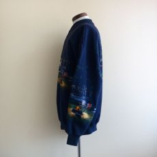 画像4: 1990s Art Unlimited キャンプ総柄スウェット　 MADE IN USA　 表記L  (4)