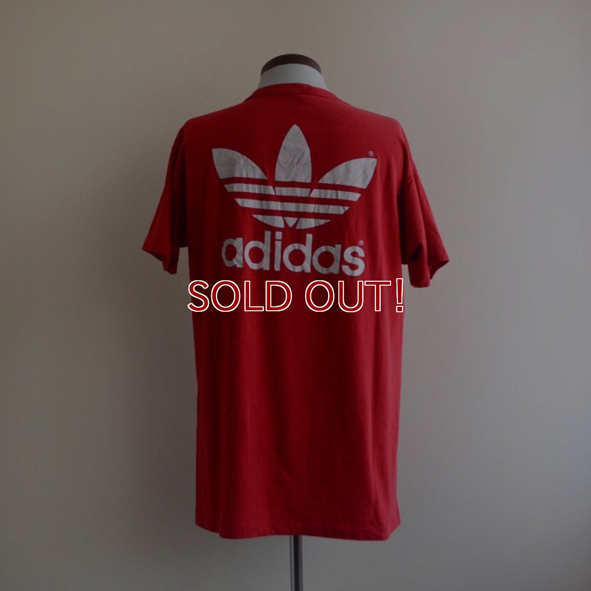 画像3: 1980s adidas トレフォイルTシャツ　 両面プリント　 表記XL  (3)