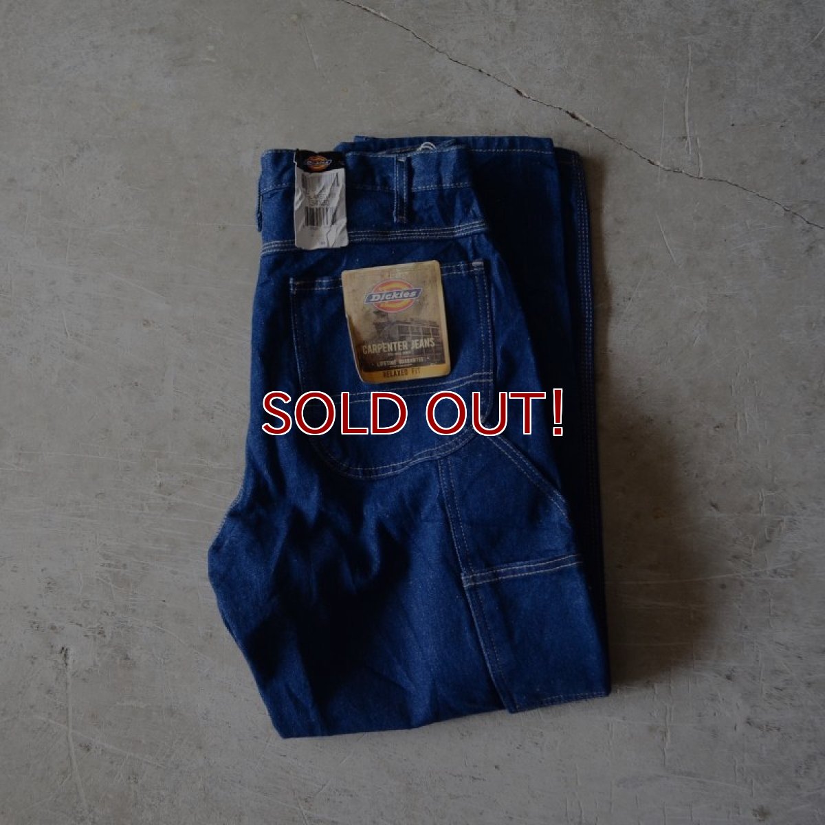画像1: 2000s Dickies デニムペインターパンツ　 DEAD STOCK　 表記34×30  (1)