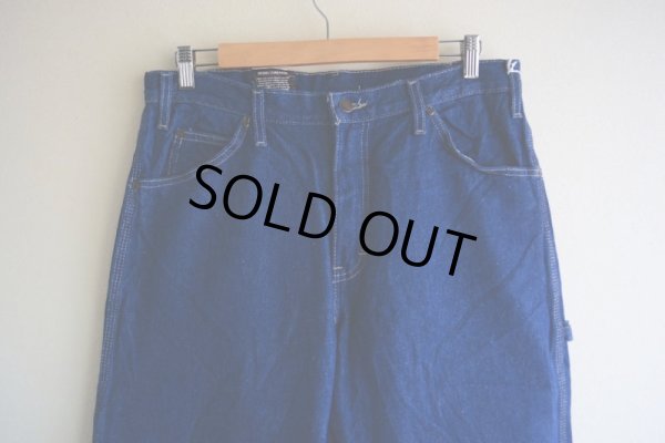 画像8: 2000s Dickies デニムペインターパンツ  DEAD STOCK  表記34×30