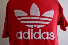 画像9: 1980s adidas トレフォイルTシャツ　 両面プリント　 表記XL  (9)