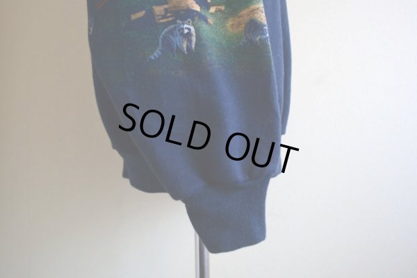 画像12: 1990s Art Unlimited キャンプ総柄スウェット　 MADE IN USA　 表記L 