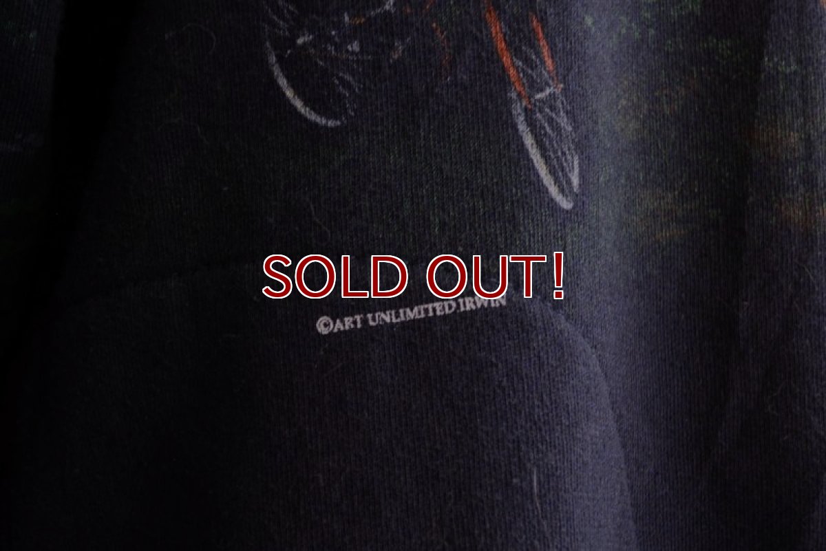画像10: 1990s Art Unlimited キャンプ総柄スウェット　 MADE IN USA　 表記L  (10)