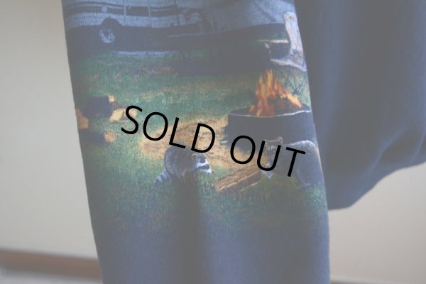 画像14: 1990s Art Unlimited キャンプ総柄スウェット　 MADE IN USA　 表記L 