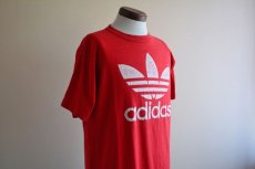 画像8: 1980s adidas トレフォイルTシャツ　 両面プリント　 表記XL  (8)