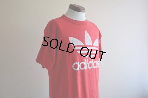 画像8: 1980s adidas トレフォイルTシャツ　 両面プリント　 表記XL 