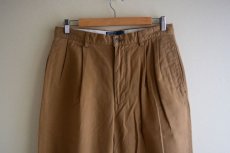 画像5: 1990s〜 Polo by RalphLauren ツータックチノトラウザー　 HAMMOND PANT　 表記33×30  (5)