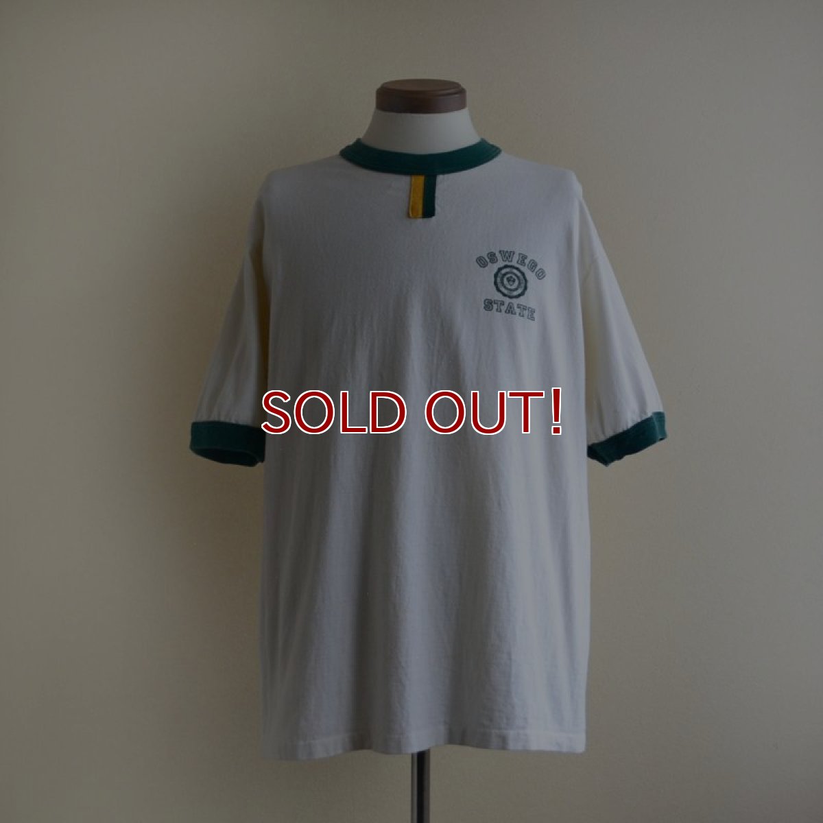 画像1: 1990s チョコチンリンガーTシャツ　 MADE IN USA　 表記L  (1)
