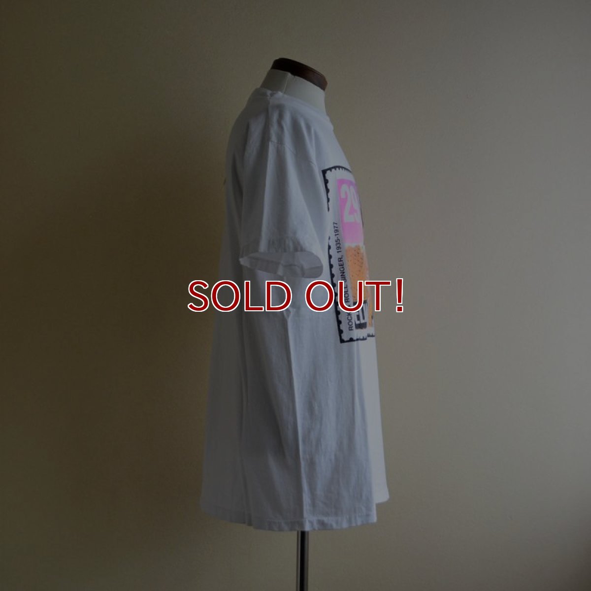 画像2: 1990s ELVIS 29￠Stamp Tシャツ　 MADE IN USA　 表記ONE SIZE FITS MOST(実寸L)  (2)