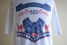 画像10: 1990s LEVI'S 501 プリントTシャツ　 MADE IN CANADA　 表記S-M (実寸L)  (10)