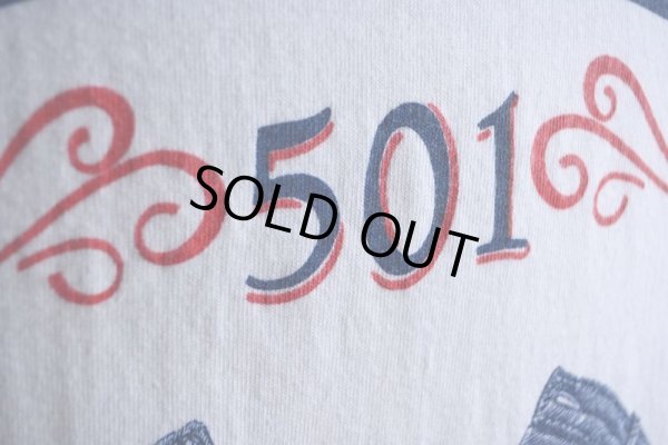 画像11: 1990s LEVI'S 501 プリントTシャツ　 MADE IN CANADA　 表記S-M (実寸L) 