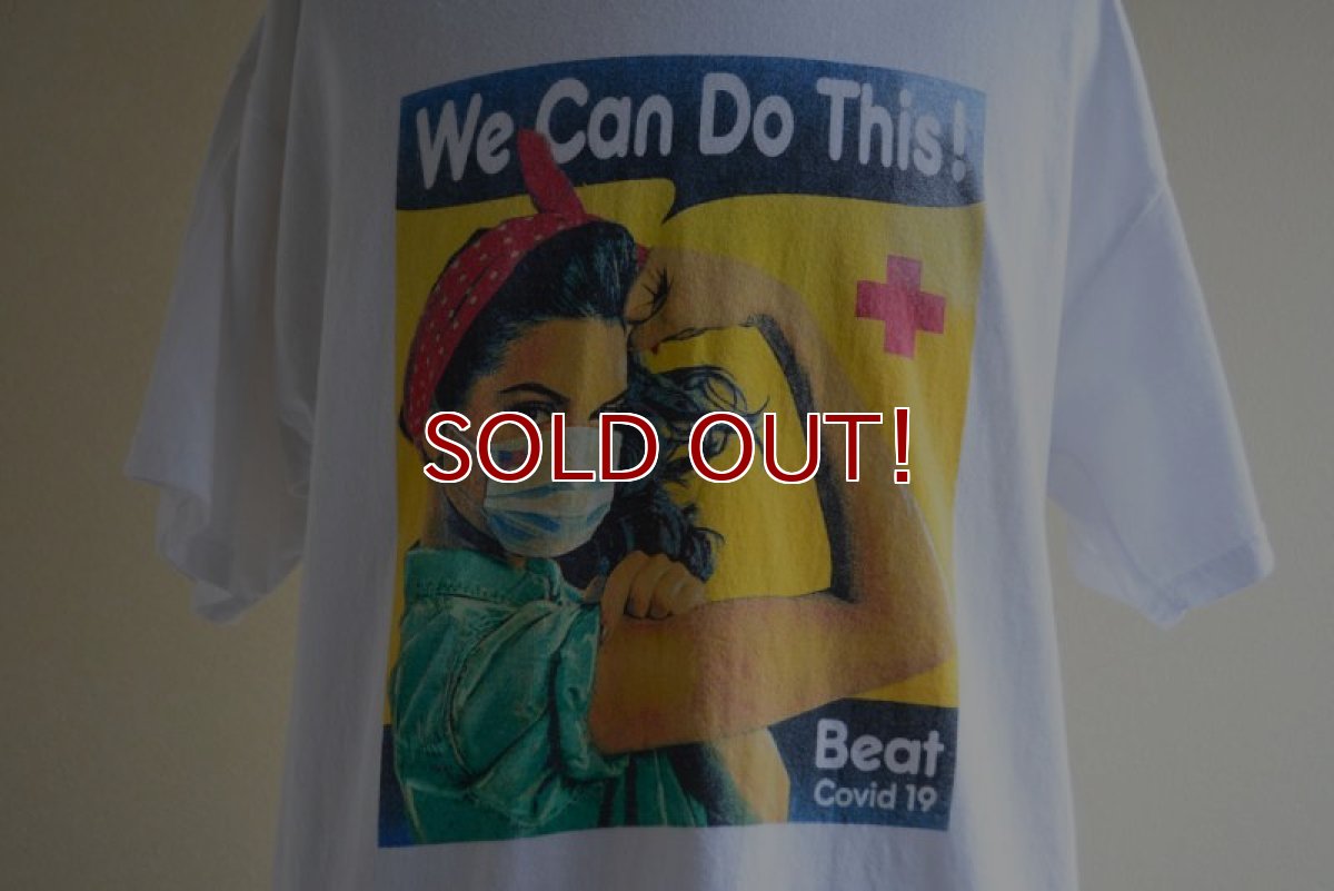 画像8: We Can Do This！ Tシャツ　 "Beat Covid 19"　 表記L  (8)