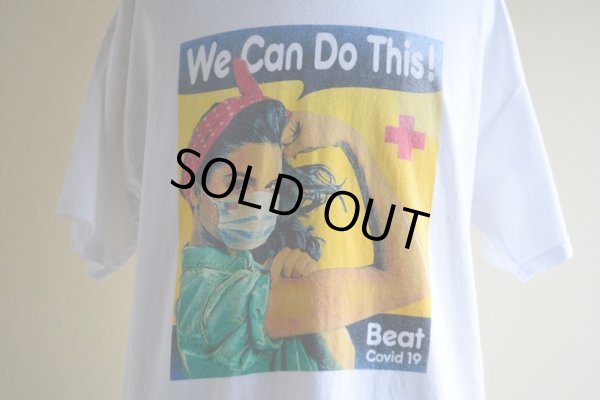 画像8: We Can Do This！ Tシャツ　 "Beat Covid 19"　 表記L 