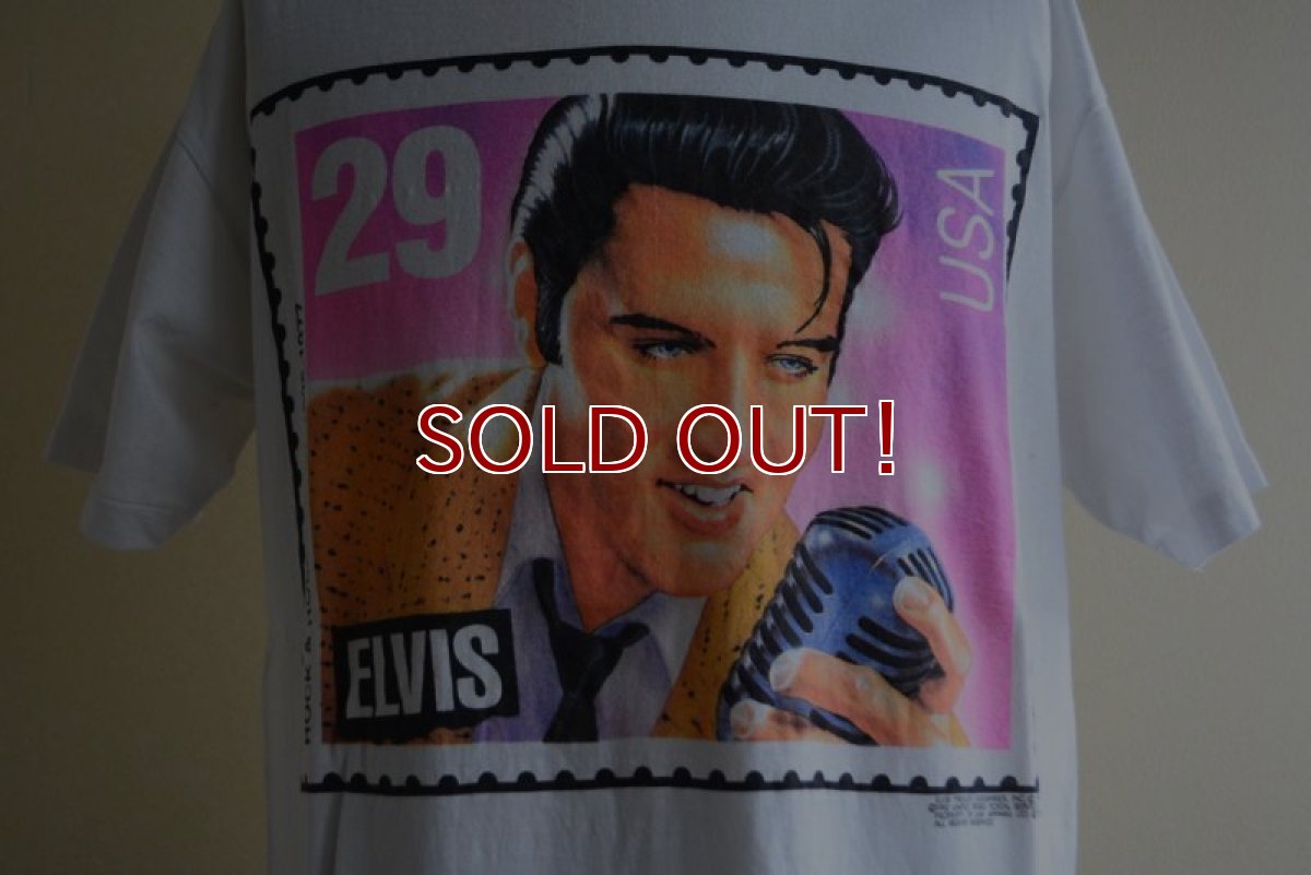 画像9: 1990s ELVIS 29￠Stamp Tシャツ　 MADE IN USA　 表記ONE SIZE FITS MOST(実寸L)  (9)