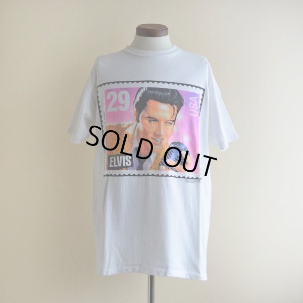 画像1: 1990s ELVIS 29￠Stamp Tシャツ　 MADE IN USA　 表記ONE SIZE FITS MOST(実寸L) 