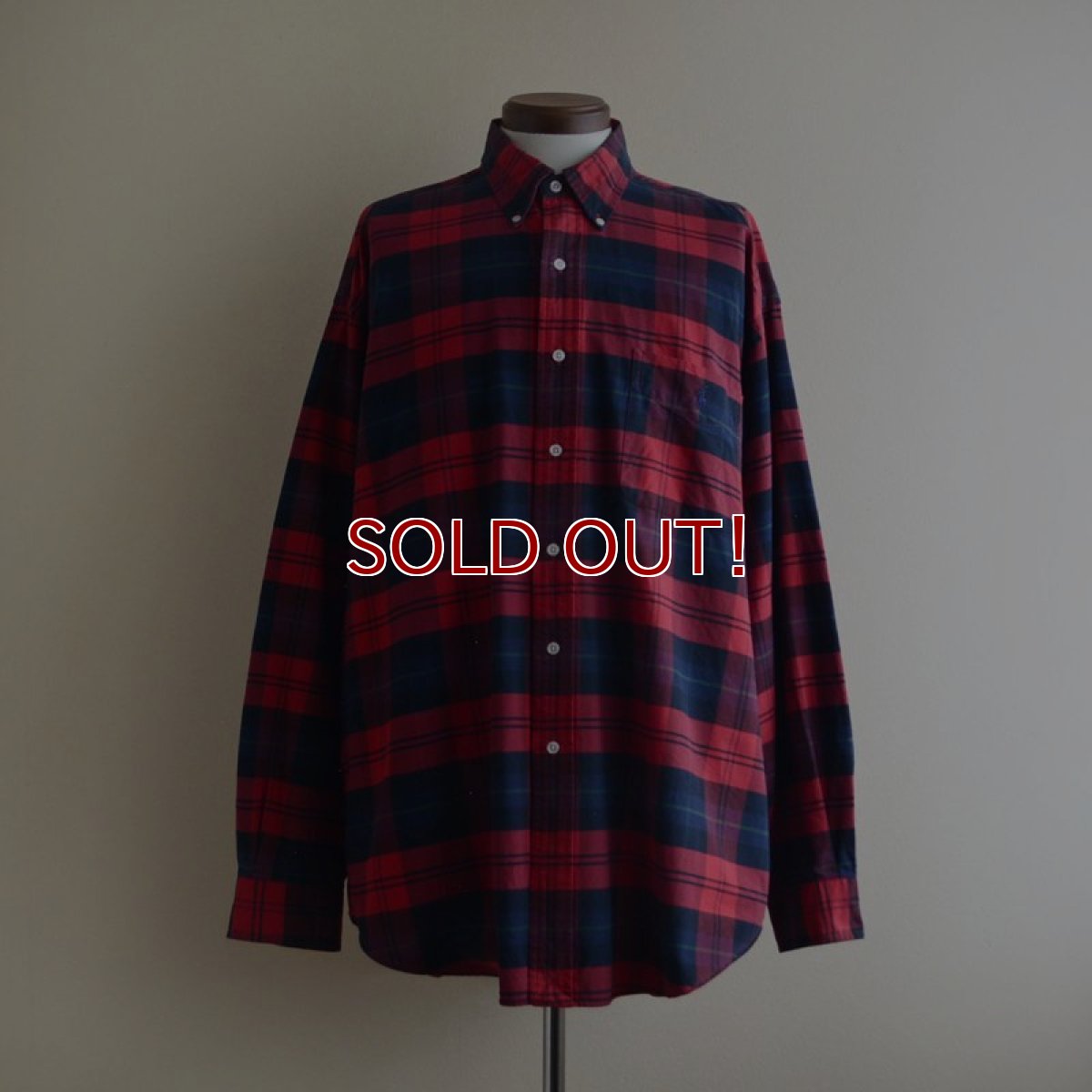 画像1: RalphLauren ボタンダウンシャツ　 "BIG SHIRT"　 表記XL  (1)