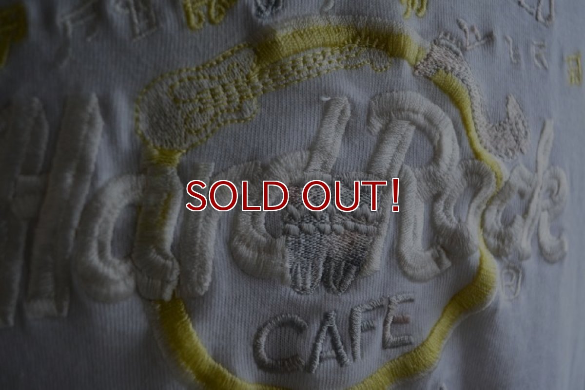 画像10: 1990s HardRockCAFE JAMAICA 刺繍ロゴTシャツ　 表記L  (10)
