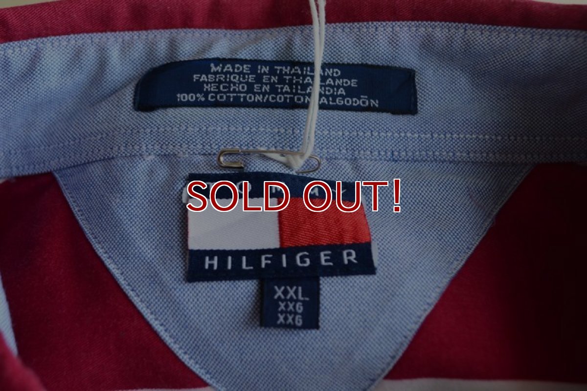 画像5: 1990s TOMMY HILFIGER ストライプシャツ　 表記XXL  (5)