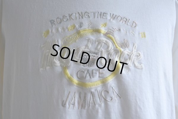 画像9: 1990s HardRockCAFE JAMAICA 刺繍ロゴTシャツ  表記L