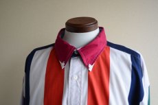 画像6: 1990s TOMMY HILFIGER ストライプシャツ　 表記XXL  (6)