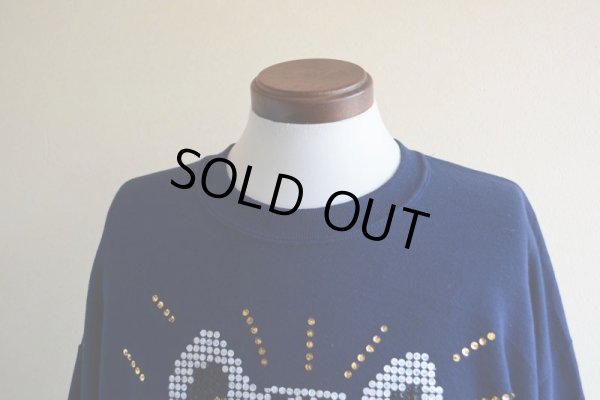 画像6: 1990s トラ柄スパンコールスウェット  MADE IN USA  表記XL