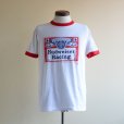 画像1: 1980s Budweiser Racing リンガーTシャツ　<br>表記L<br> (1)