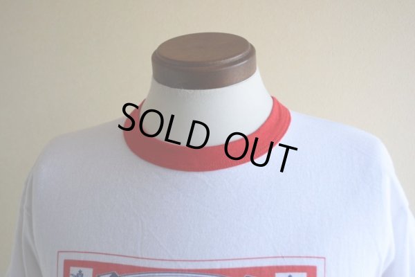 画像7: 1980s Budweiser Racing リンガーTシャツ　 表記L 