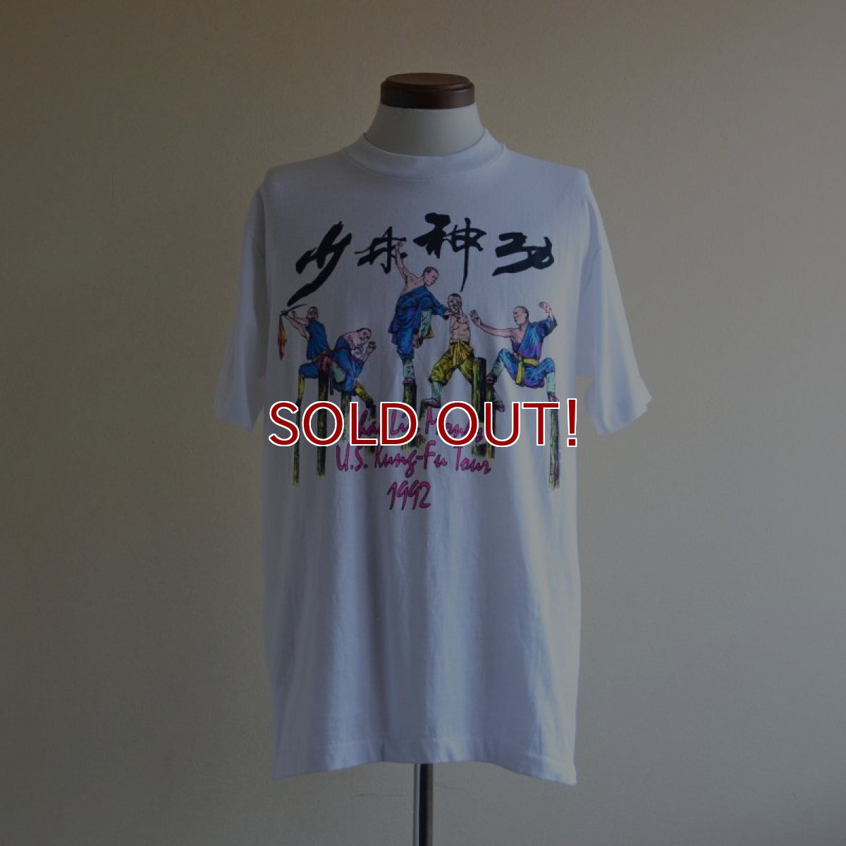 画像1: 1990s 少林神功 U.S. Kung-Fu Tour Tシャツ　 MADE IN USA　 表記L  (1)