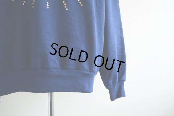 画像10: 1990s トラ柄スパンコールスウェット  MADE IN USA  表記XL