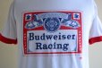 画像9: 1980s Budweiser Racing リンガーTシャツ　 表記L 