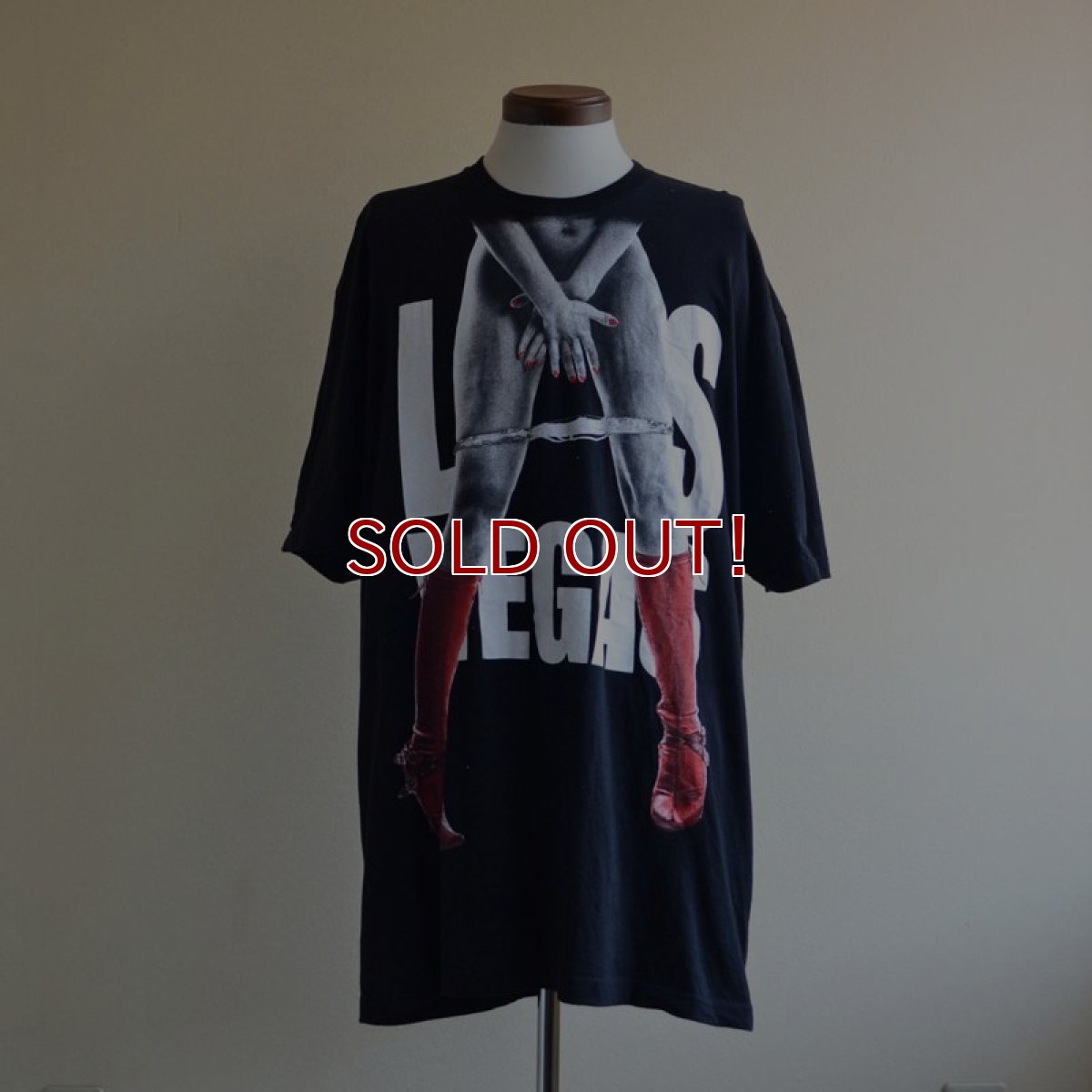 画像1: Las Vegas エロプリントTシャツ　 実寸XL  (1)