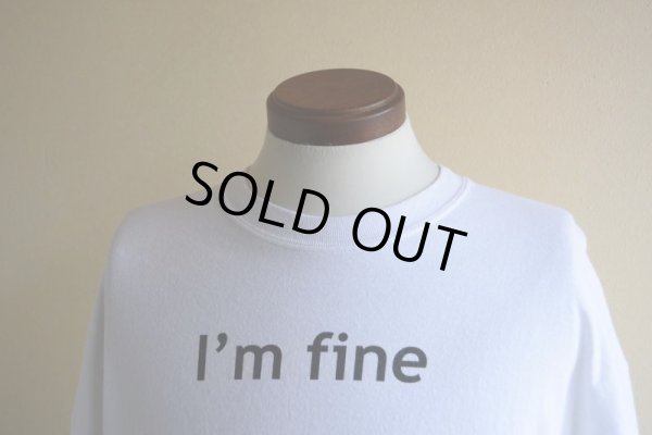 画像6: I'm fine Tシャツ　 表記XL 