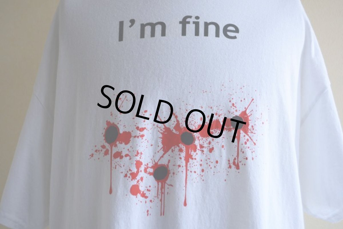 画像8: I'm fine Tシャツ　 表記XL  (8)