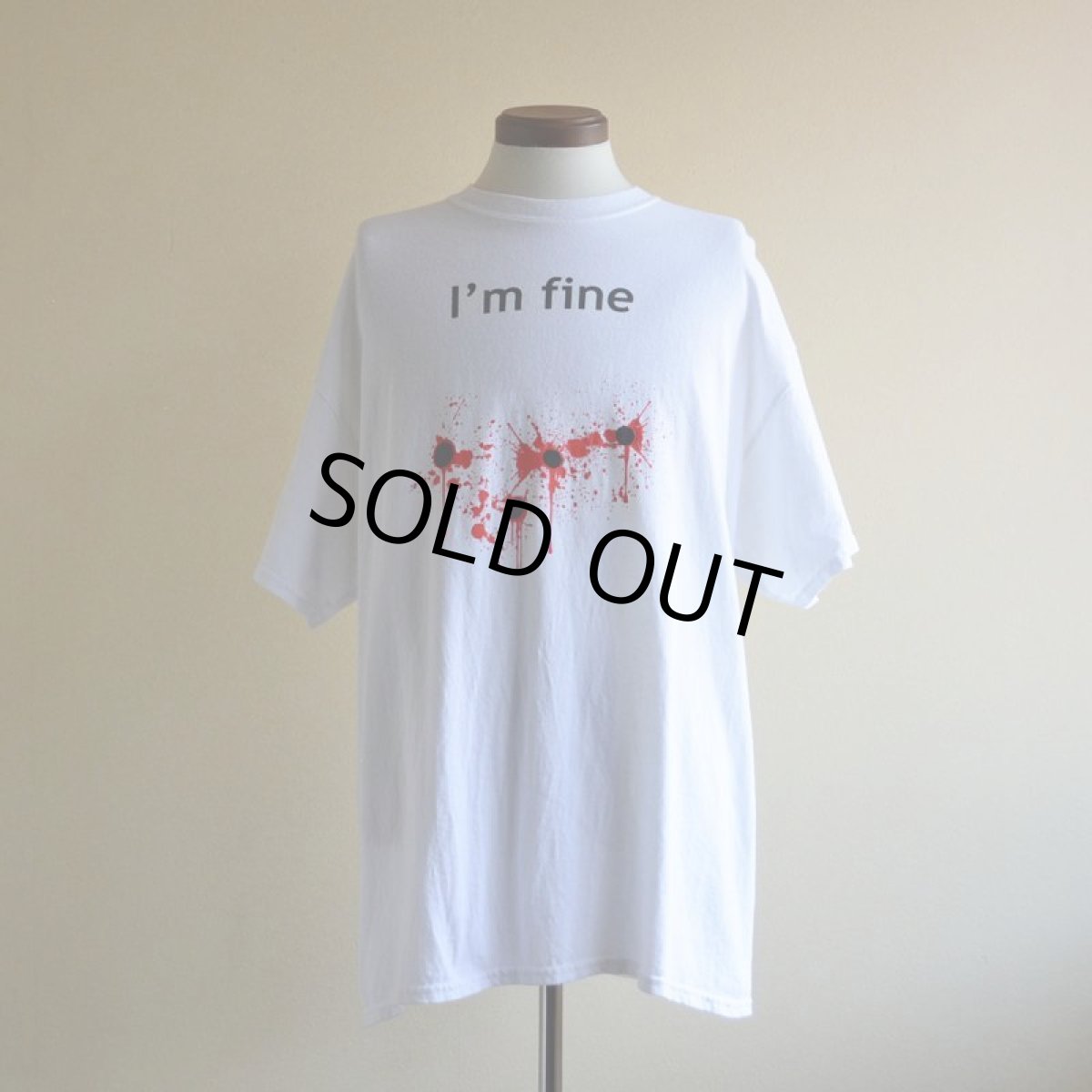 画像1: I'm fine Tシャツ　 表記XL  (1)