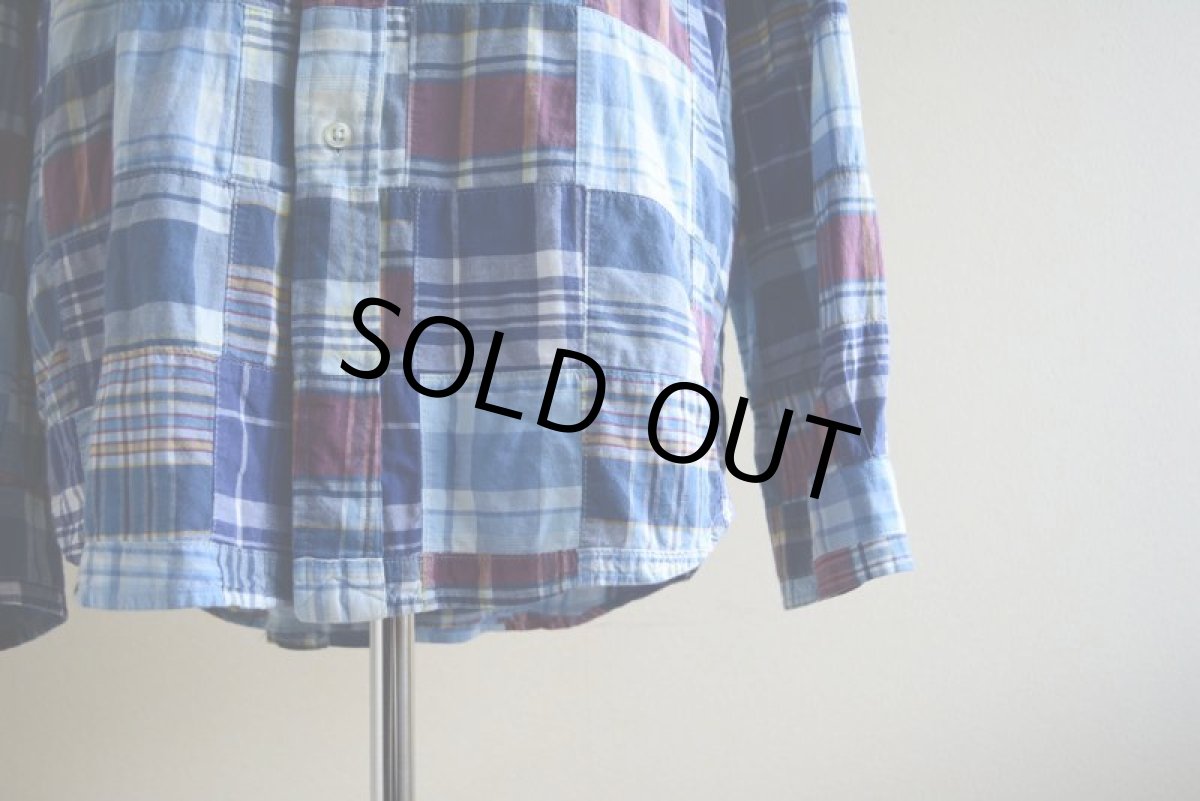 画像9: RalphLauren パッチワークシャツ　 表記L  (9)