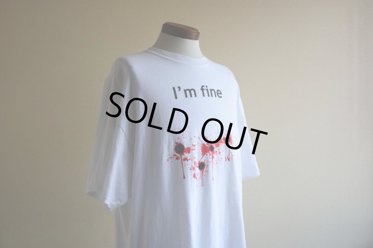 画像7: I'm fine Tシャツ　 表記XL  (7)