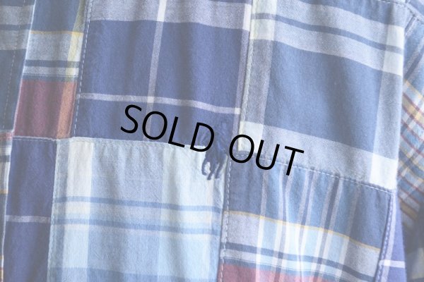 画像8: RalphLauren パッチワークシャツ  表記L