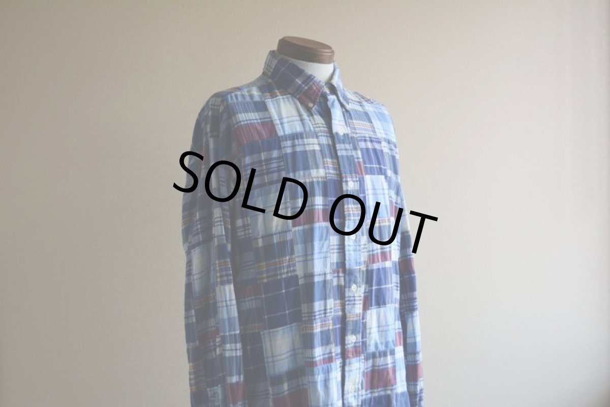 画像7: RalphLauren パッチワークシャツ　 表記L  (7)