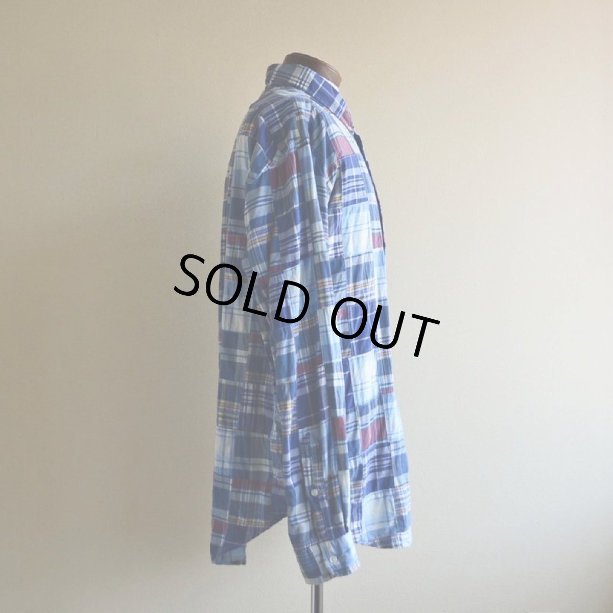 画像2: RalphLauren パッチワークシャツ　 表記L  (2)