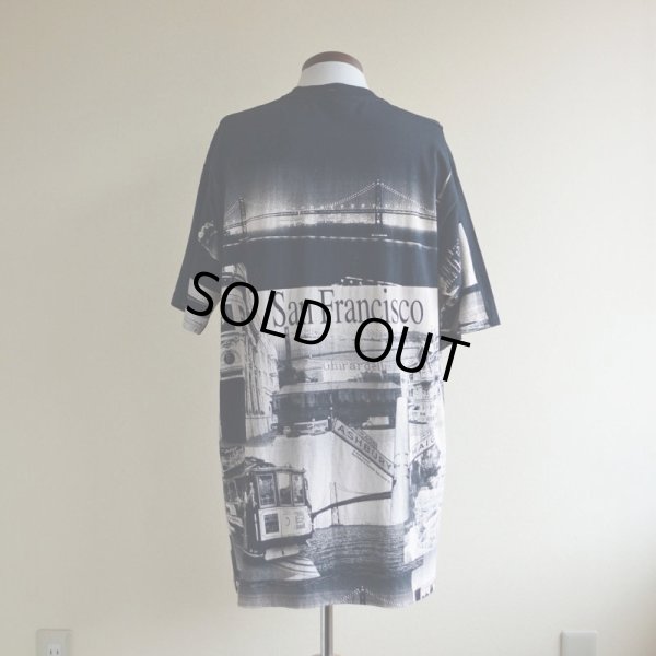 画像3: 1990-00s SAN FRANCISCO 総柄プリントTシャツ  Edwards Teez  表記XL