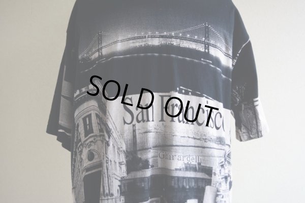画像8: 1990-00s SAN FRANCISCO 総柄プリントTシャツ  Edwards Teez  表記XL