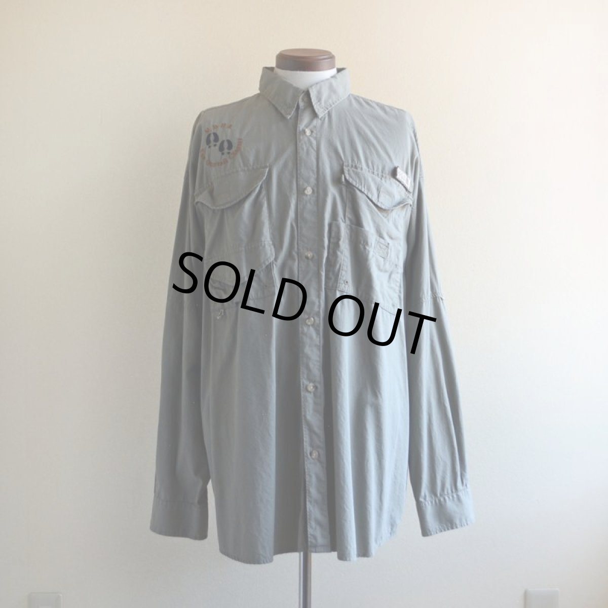 画像1: Columbia PFG フィッシングシャツ　 バック刺繍あり　 表記XL  (1)