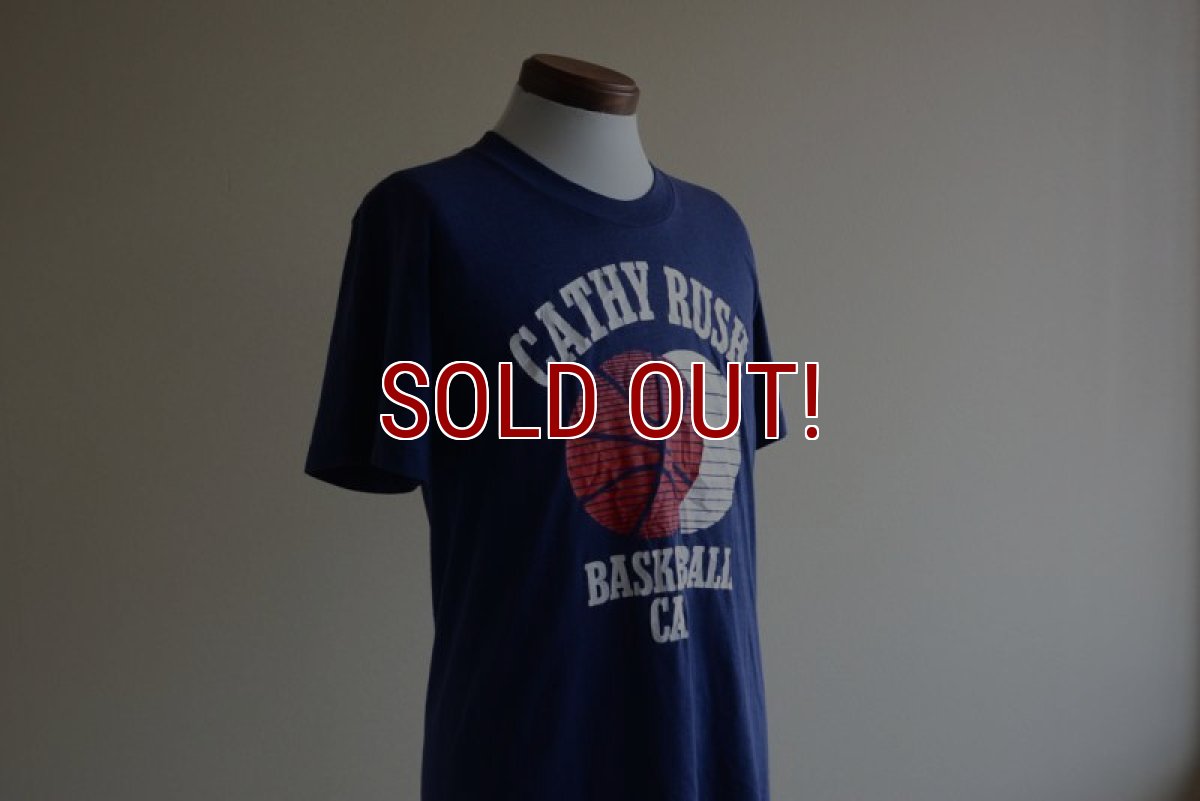 画像8: 1980s NIKE CATHY RUSH BASKETBALL CAMP 両面プリントTシャツ　 表記L  (8)
