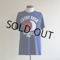 1980s NIKE CATHY RUSH BASKETBALL CAMP 両面プリントTシャツ　 表記L 