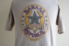 画像8: 1980s BANANA REPUBLIC プリントTシャツ　 MADE IN USA　 表記M  (8)