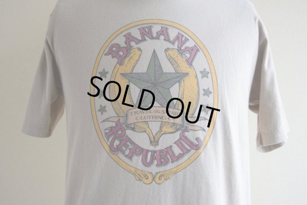 画像8: 1980s BANANA REPUBLIC プリントTシャツ　 MADE IN USA　 表記M 